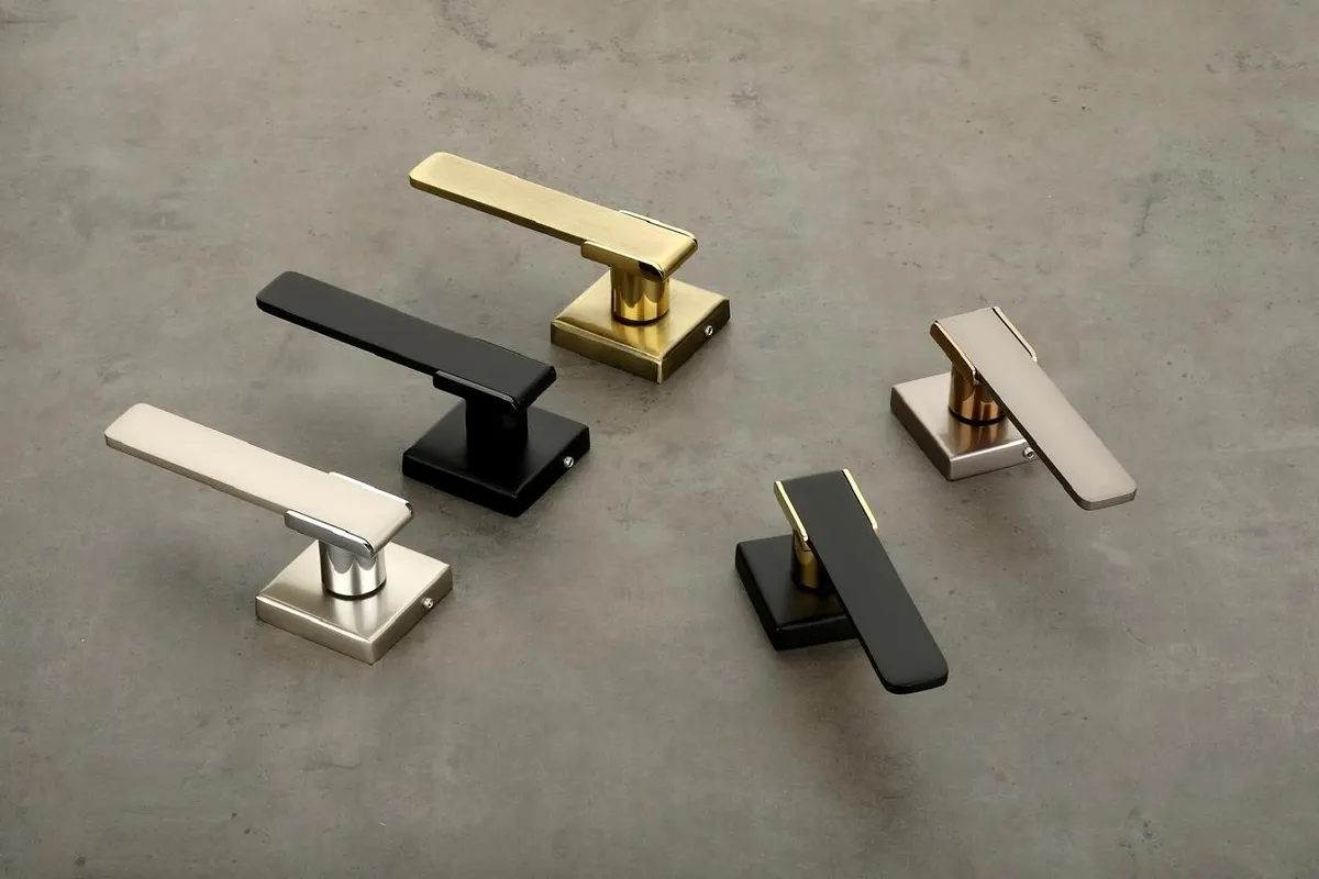 Block Square Rose Lever - SML-003